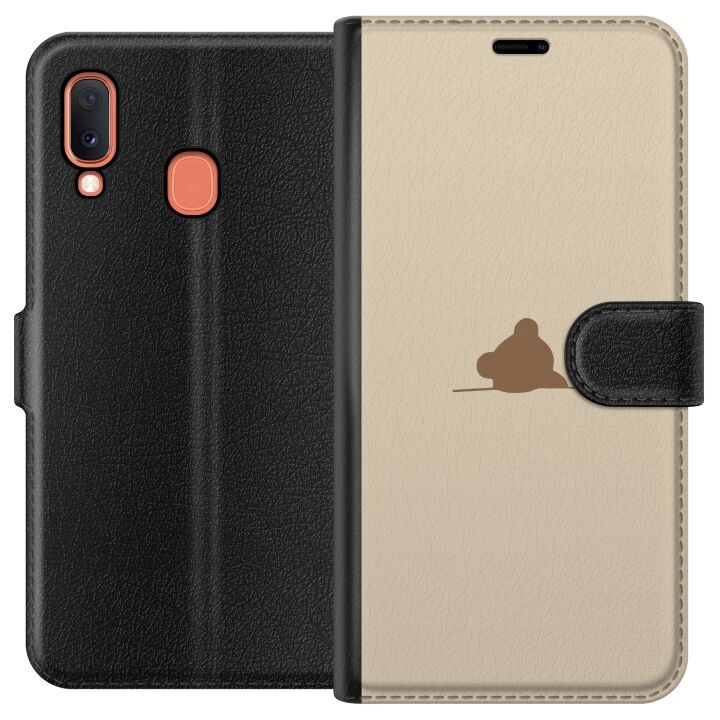 Wallet case for Samsung Galaxy A20e with Nalle design in the group SMARTPHONE & TABLETS / Phone cases / Samsung at TP E-commerce Nordic AB (A58816)