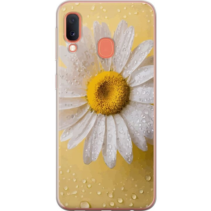 Mobile case for Samsung Galaxy A20e with Porslinsblomma design in the group SMARTPHONE & TABLETS / Phone cases / Samsung at TP E-commerce Nordic AB (A58823)