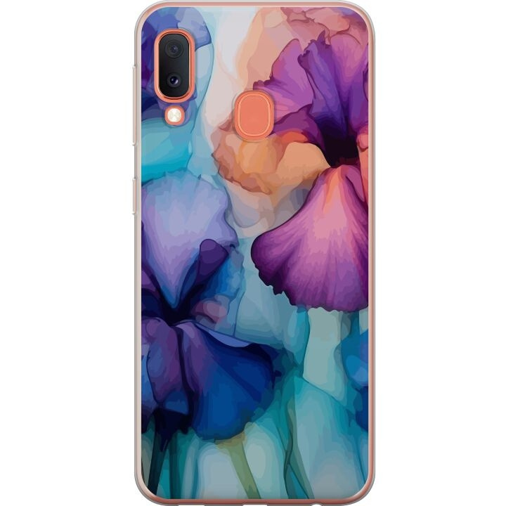 Mobile case for Samsung Galaxy A20e with Magical flowers design in the group SMARTPHONE & TABLETS / Phone cases / Samsung at TP E-commerce Nordic AB (A58826)