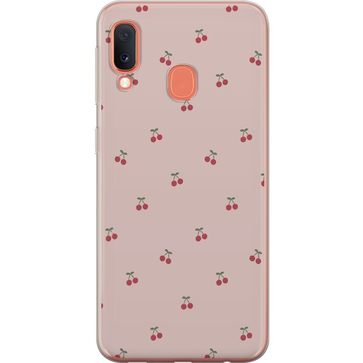 Mobile case for Samsung Galaxy A20e with Cherry design in the group SMARTPHONE & TABLETS / Phone cases / Samsung at TP E-commerce Nordic AB (A58830)