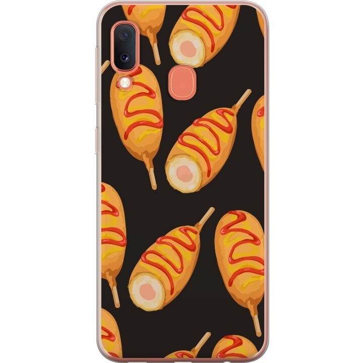 Mobile case for Samsung Galaxy A20e with Chicken drumstick design in the group SMARTPHONE & TABLETS / Phone cases / Samsung at TP E-commerce Nordic AB (A58832)