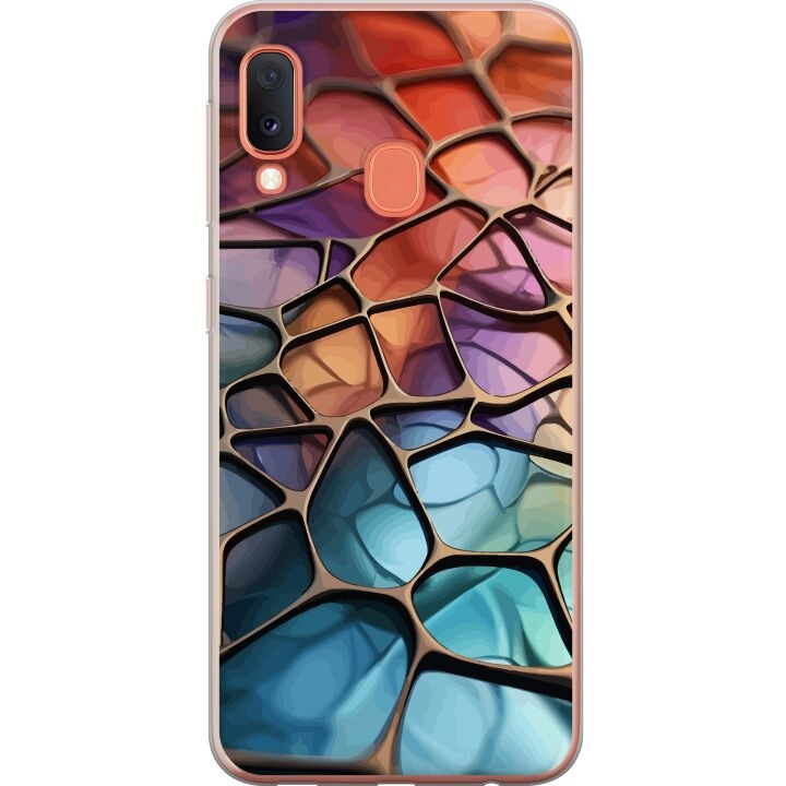 Mobile case for Samsung Galaxy A20e with Metallic pattern design in the group SMARTPHONE & TABLETS / Phone cases / Samsung at TP E-commerce Nordic AB (A58833)