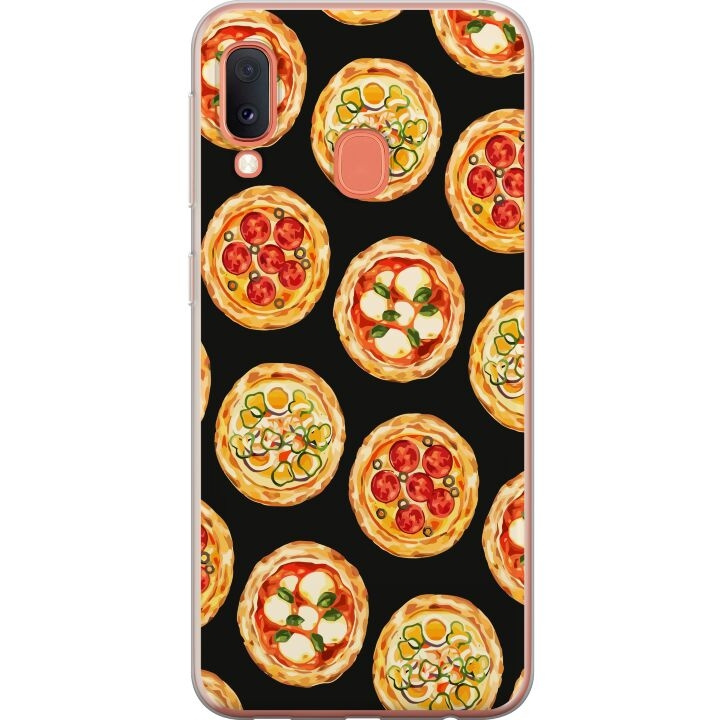 Mobile case for Samsung Galaxy A20e with Pizza design in the group SMARTPHONE & TABLETS / Phone cases / Samsung at TP E-commerce Nordic AB (A58836)