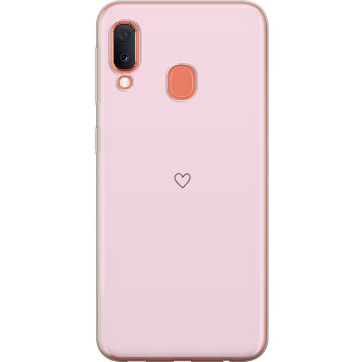 Mobile case for Samsung Galaxy A20e with Heart design in the group SMARTPHONE & TABLETS / Phone cases / Samsung at TP E-commerce Nordic AB (A58842)