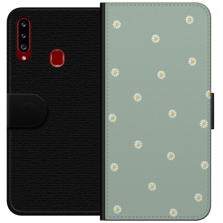 Wallet case for Samsung Galaxy A20s with Priest\'s collars design in the group SMARTPHONE & TABLETS / Phone cases / Samsung at TP E-commerce Nordic AB (A58854)