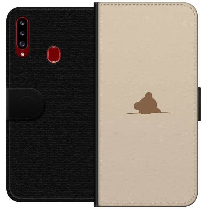 Wallet case for Samsung Galaxy A20s with Nalle design in the group SMARTPHONE & TABLETS / Phone cases / Samsung at TP E-commerce Nordic AB (A58870)