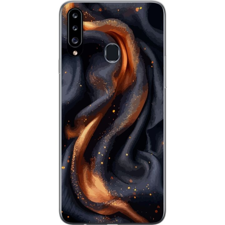 Mobile case for Samsung Galaxy A20s with Fiery silk design in the group SMARTPHONE & TABLETS / Phone cases / Samsung at TP E-commerce Nordic AB (A58878)