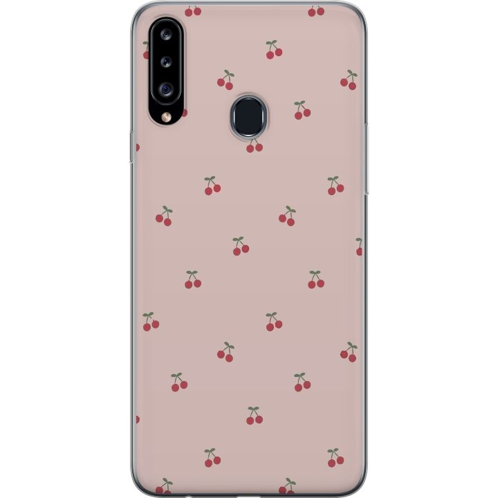 Mobile case for Samsung Galaxy A20s with Cherry design in the group SMARTPHONE & TABLETS / Phone cases / Samsung at TP E-commerce Nordic AB (A58884)