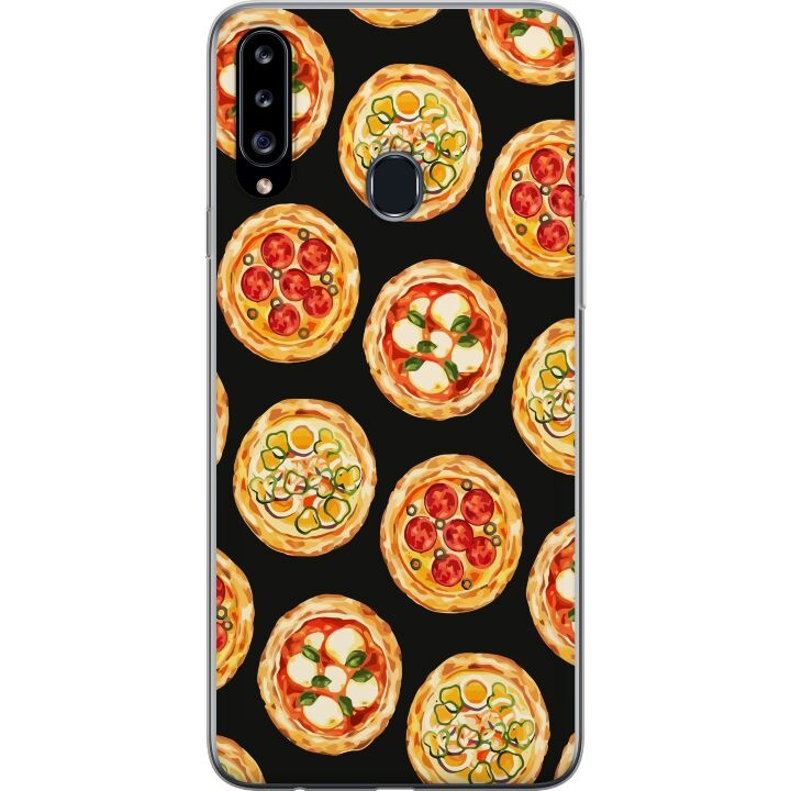 Mobile case for Samsung Galaxy A20s with Pizza design in the group SMARTPHONE & TABLETS / Phone cases / Samsung at TP E-commerce Nordic AB (A58890)