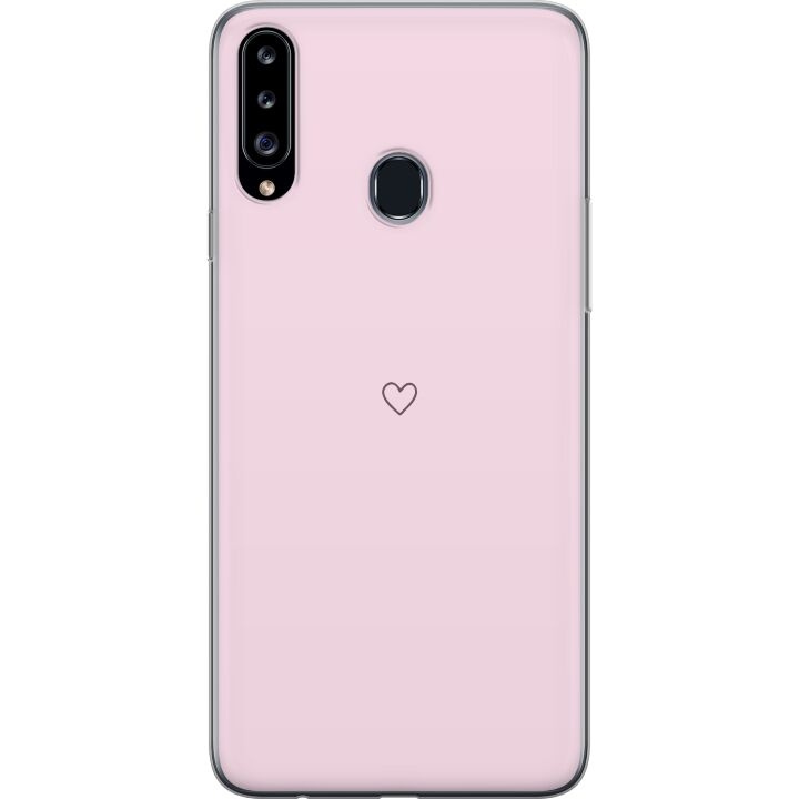 Mobile case for Samsung Galaxy A20s with Heart design in the group SMARTPHONE & TABLETS / Phone cases / Samsung at TP E-commerce Nordic AB (A58896)