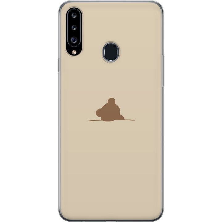 Mobile case for Samsung Galaxy A20s with Nalle design in the group SMARTPHONE & TABLETS / Phone cases / Samsung at TP E-commerce Nordic AB (A58897)