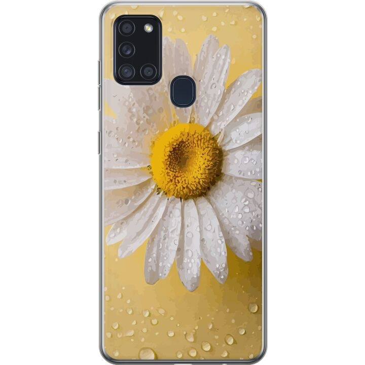 Mobile case for Samsung Galaxy A21s with Porslinsblomma design in the group SMARTPHONE & TABLETS / Phone cases / Samsung at TP E-commerce Nordic AB (A58931)