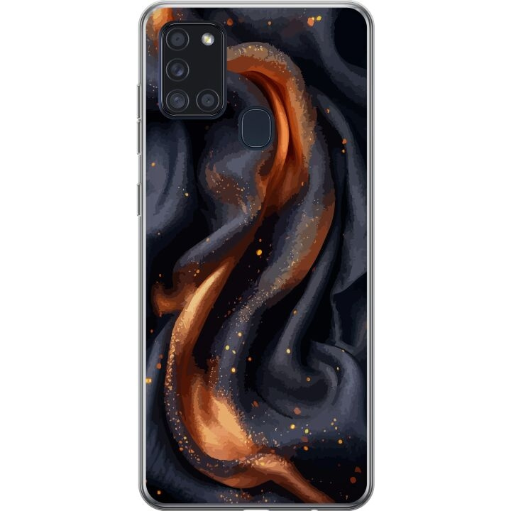 Mobile case for Samsung Galaxy A21s with Fiery silk design in the group SMARTPHONE & TABLETS / Phone cases / Samsung at TP E-commerce Nordic AB (A58932)