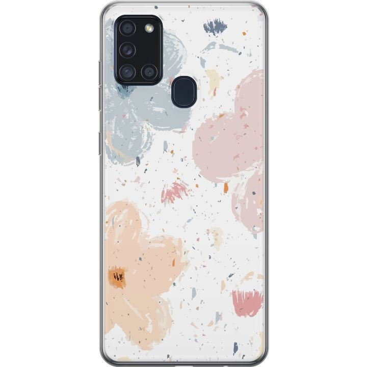 Mobile case for Samsung Galaxy A21s with Flowers design in the group SMARTPHONE & TABLETS / Phone cases / Samsung at TP E-commerce Nordic AB (A58943)