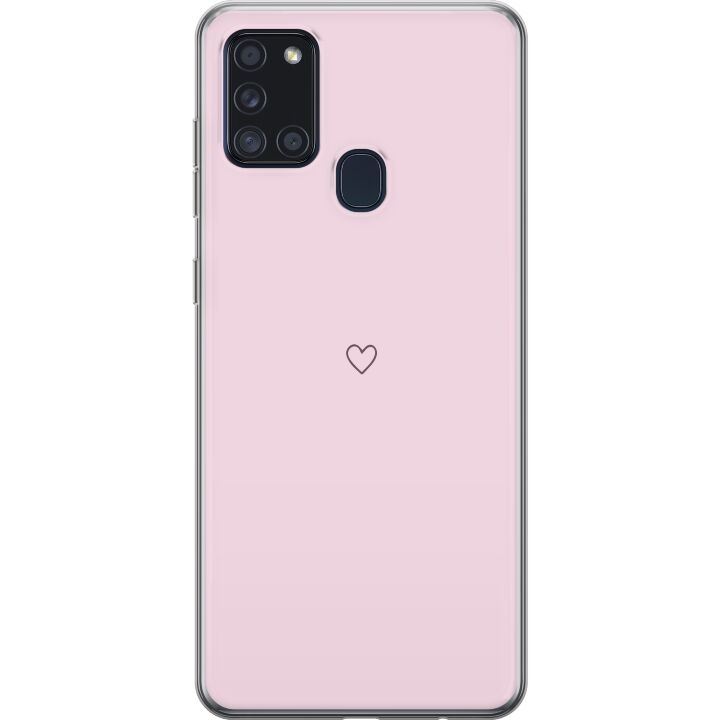 Mobile case for Samsung Galaxy A21s with Heart design in the group SMARTPHONE & TABLETS / Phone cases / Samsung at TP E-commerce Nordic AB (A58950)