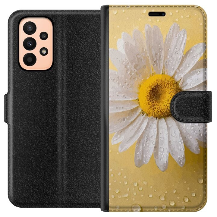 Wallet case for Samsung Galaxy A23 with Porslinsblomma design in the group SMARTPHONE & TABLETS / Phone cases / Samsung at TP E-commerce Nordic AB (A59012)