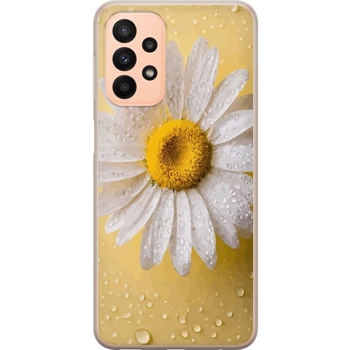 Mobile case for Samsung Galaxy A23 with Porslinsblomma design in the group SMARTPHONE & TABLETS / Phone cases / Samsung at TP E-commerce Nordic AB (A59039)