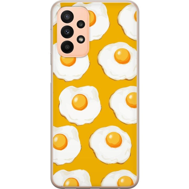 Mobile case for Samsung Galaxy A23 with Fried egg design in the group SMARTPHONE & TABLETS / Phone cases / Samsung at TP E-commerce Nordic AB (A59041)