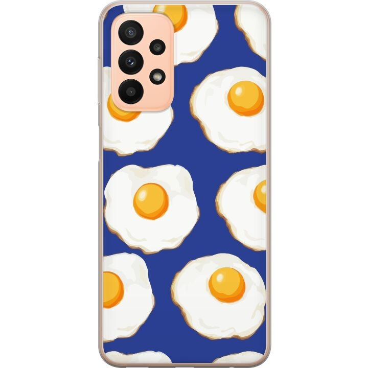 Mobile case for Samsung Galaxy A23 with Fried eggs design in the group SMARTPHONE & TABLETS / Phone cases / Samsung at TP E-commerce Nordic AB (A59045)