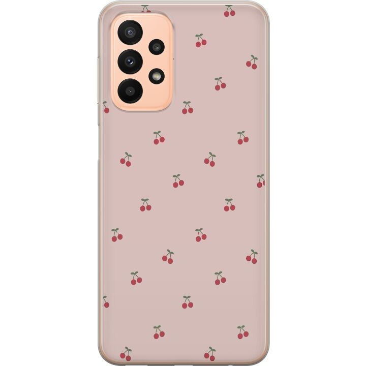 Mobile case for Samsung Galaxy A23 with Cherry design in the group SMARTPHONE & TABLETS / Phone cases / Samsung at TP E-commerce Nordic AB (A59046)