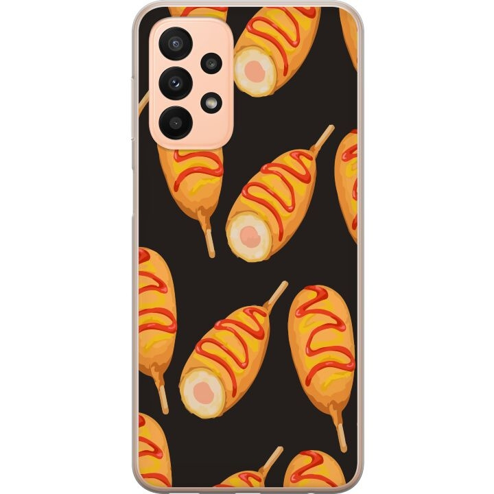 Mobile case for Samsung Galaxy A23 with Chicken drumstick design in the group SMARTPHONE & TABLETS / Phone cases / Samsung at TP E-commerce Nordic AB (A59048)