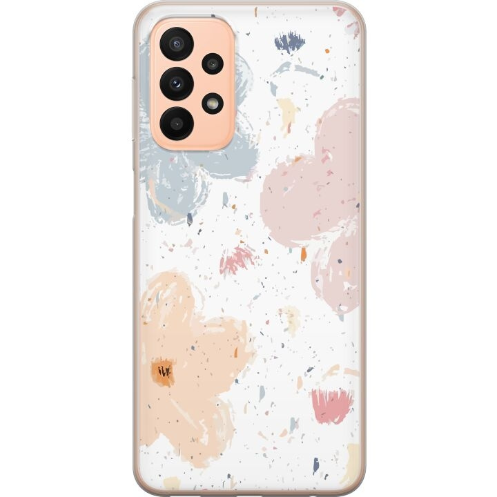 Mobile case for Samsung Galaxy A23 with Flowers design in the group SMARTPHONE & TABLETS / Phone cases / Samsung at TP E-commerce Nordic AB (A59051)