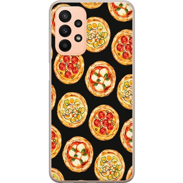 Mobile case for Samsung Galaxy A23 with Pizza design in the group SMARTPHONE & TABLETS / Phone cases / Samsung at TP E-commerce Nordic AB (A59052)