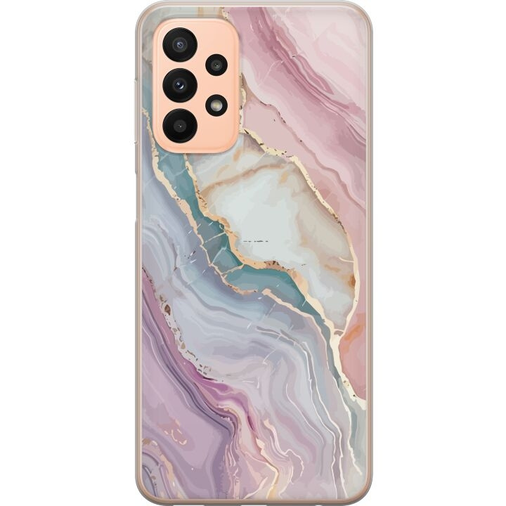 Mobile case for Samsung Galaxy A23 with Marble design in the group SMARTPHONE & TABLETS / Phone cases / Samsung at TP E-commerce Nordic AB (A59061)