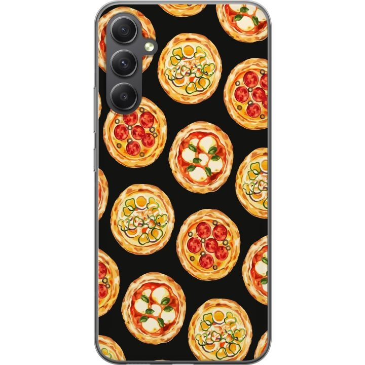 Mobile case for Samsung Galaxy A24 4G with Pizza design in the group SMARTPHONE & TABLETS / Phone cases / Samsung at TP E-commerce Nordic AB (A59133)