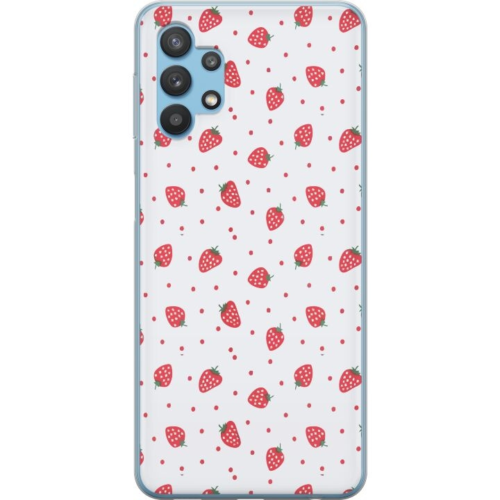 Mobile case for Samsung Galaxy A32 5G with Strawberries design in the group SMARTPHONE & TABLETS / Phone cases / Samsung at TP E-commerce Nordic AB (A59245)