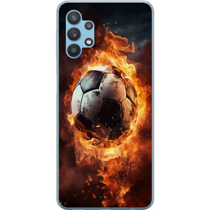 Mobile case for Samsung Galaxy A32 5G with Football design in the group SMARTPHONE & TABLETS / Phone cases / Samsung at TP E-commerce Nordic AB (A59249)