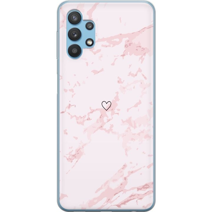 Mobile case for Samsung Galaxy A32 5G with Pink Heart design in the group SMARTPHONE & TABLETS / Phone cases / Samsung at TP E-commerce Nordic AB (A59251)