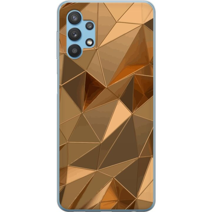 Mobile case for Samsung Galaxy A32 5G with 3D Gold design in the group SMARTPHONE & TABLETS / Phone cases / Samsung at TP E-commerce Nordic AB (A59252)