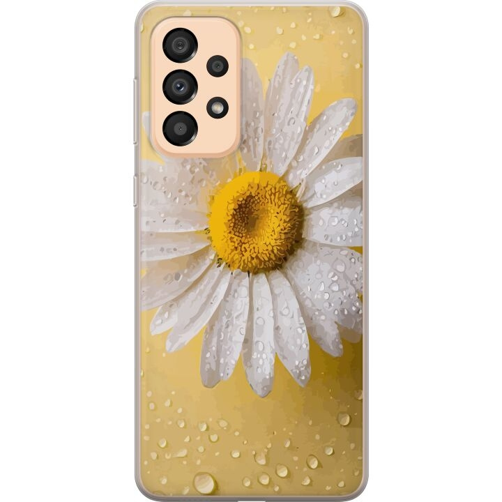 Mobile case for Samsung Galaxy A33 5G with Porslinsblomma design in the group SMARTPHONE & TABLETS / Phone cases / Samsung at TP E-commerce Nordic AB (A59282)