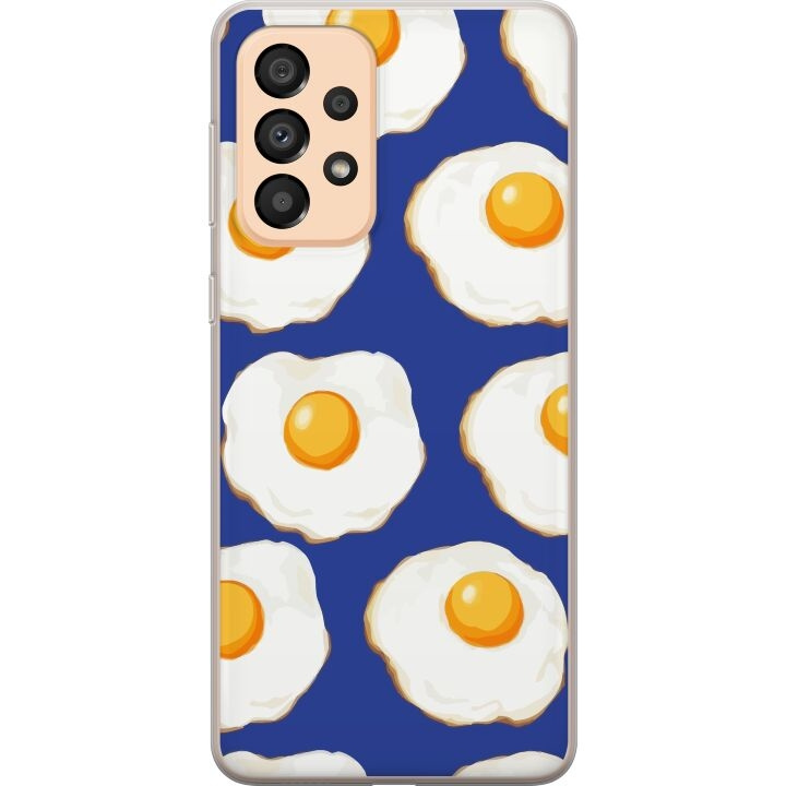 Mobile case for Samsung Galaxy A33 5G with Fried eggs design in the group SMARTPHONE & TABLETS / Phone cases / Samsung at TP E-commerce Nordic AB (A59288)