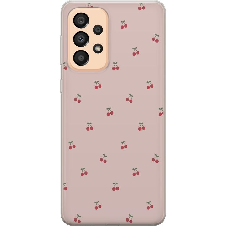 Mobile case for Samsung Galaxy A33 5G with Cherry design in the group SMARTPHONE & TABLETS / Phone cases / Samsung at TP E-commerce Nordic AB (A59289)