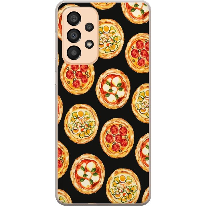 Mobile case for Samsung Galaxy A33 5G with Pizza design in the group SMARTPHONE & TABLETS / Phone cases / Samsung at TP E-commerce Nordic AB (A59295)