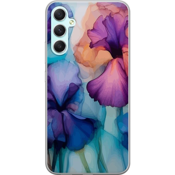 Mobile case for Samsung Galaxy A34 with Magical flowers design in the group SMARTPHONE & TABLETS / Phone cases / Samsung at TP E-commerce Nordic AB (A59339)