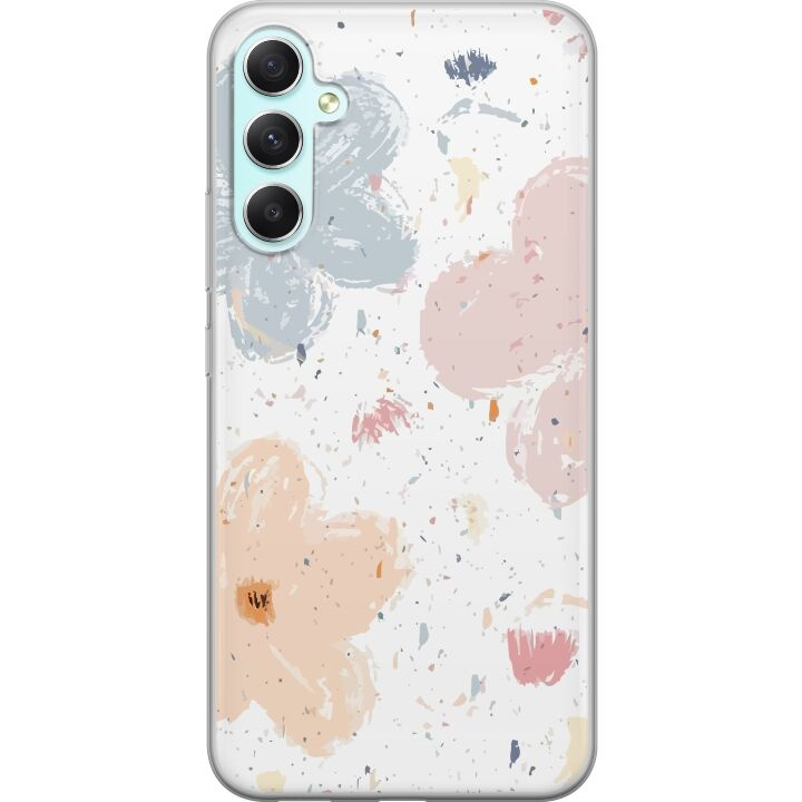 Mobile case for Samsung Galaxy A34 with Flowers design in the group SMARTPHONE & TABLETS / Phone cases / Samsung at TP E-commerce Nordic AB (A59348)