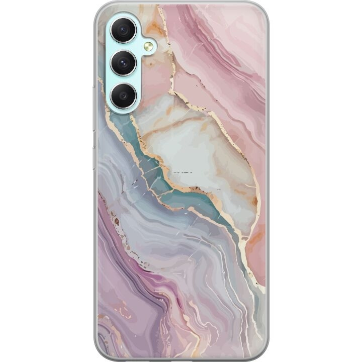 Mobile case for Samsung Galaxy A34 with Marble design in the group SMARTPHONE & TABLETS / Phone cases / Samsung at TP E-commerce Nordic AB (A59358)