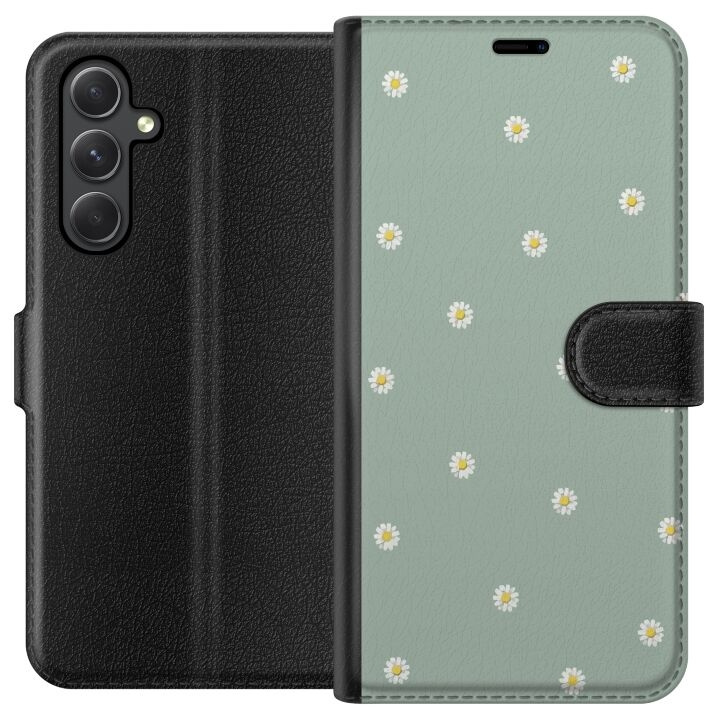 Wallet case for Samsung Galaxy A35 with Priest\'s collars design in the group SMARTPHONE & TABLETS / Phone cases / Samsung at TP E-commerce Nordic AB (A59367)