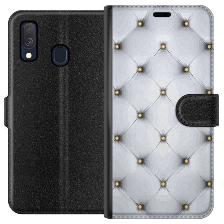 Wallet case for Samsung Galaxy A40 with Luxurious design in the group SMARTPHONE & TABLETS / Phone cases / Samsung at TP E-commerce Nordic AB (A59458)