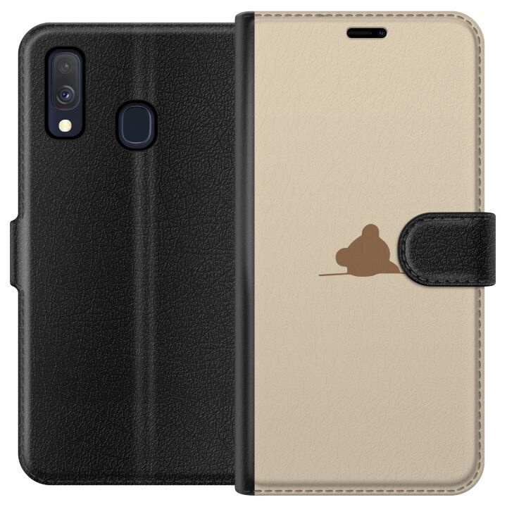 Wallet case for Samsung Galaxy A40 with Nalle design in the group SMARTPHONE & TABLETS / Phone cases / Samsung at TP E-commerce Nordic AB (A59464)