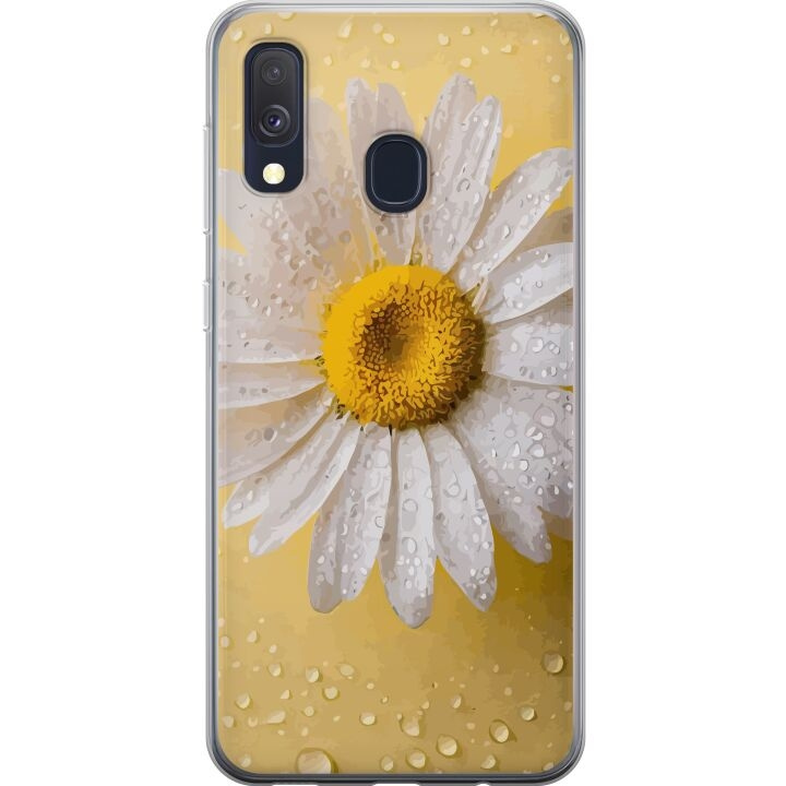 Mobile case for Samsung Galaxy A40 with Porslinsblomma design in the group SMARTPHONE & TABLETS / Phone cases / Samsung at TP E-commerce Nordic AB (A59471)