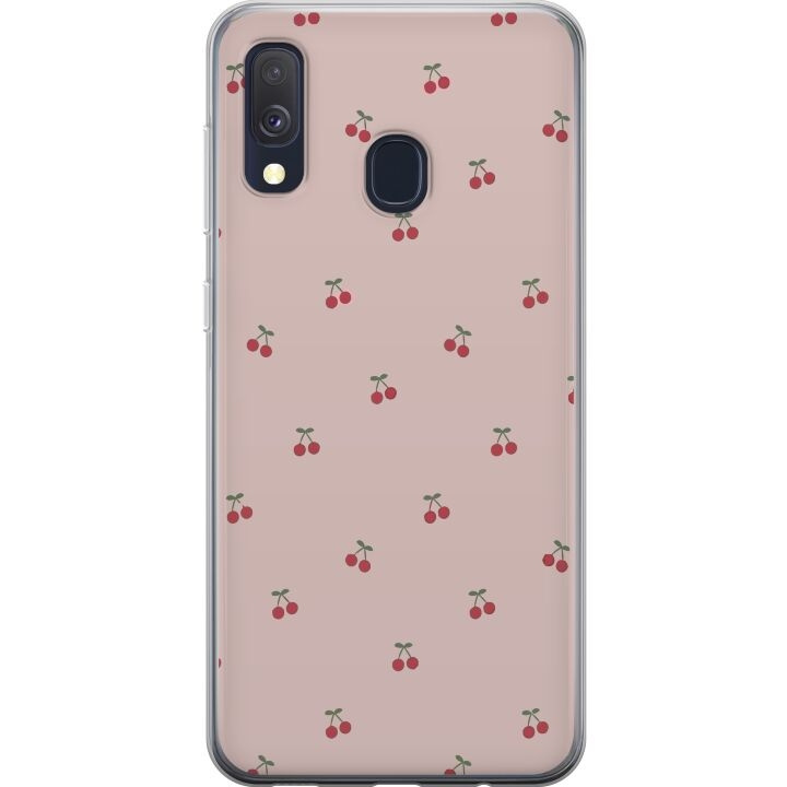 Mobile case for Samsung Galaxy A40 with Cherry design in the group SMARTPHONE & TABLETS / Phone cases / Samsung at TP E-commerce Nordic AB (A59478)