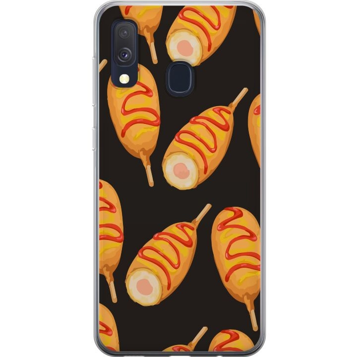 Mobile case for Samsung Galaxy A40 with Chicken drumstick design in the group SMARTPHONE & TABLETS / Phone cases / Samsung at TP E-commerce Nordic AB (A59480)