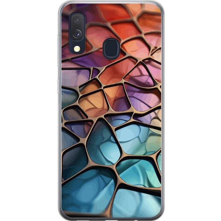 Mobile case for Samsung Galaxy A40 with Metallic pattern design in the group SMARTPHONE & TABLETS / Phone cases / Samsung at TP E-commerce Nordic AB (A59481)