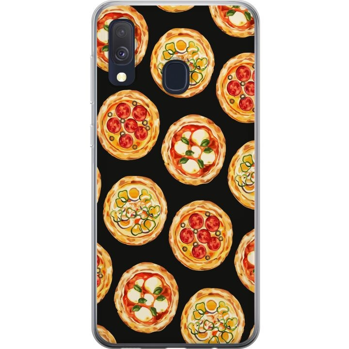 Mobile case for Samsung Galaxy A40 with Pizza design in the group SMARTPHONE & TABLETS / Phone cases / Samsung at TP E-commerce Nordic AB (A59484)