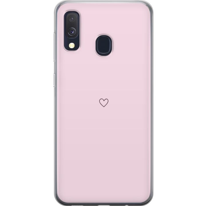 Mobile case for Samsung Galaxy A40 with Heart design in the group SMARTPHONE & TABLETS / Phone cases / Samsung at TP E-commerce Nordic AB (A59490)