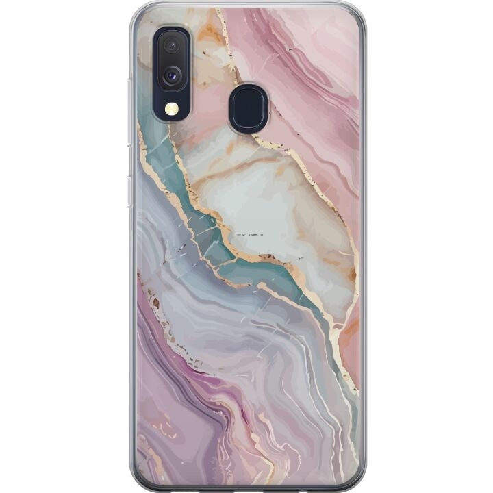 Mobile case for Samsung Galaxy A40 with Marble design in the group SMARTPHONE & TABLETS / Phone cases / Samsung at TP E-commerce Nordic AB (A59493)